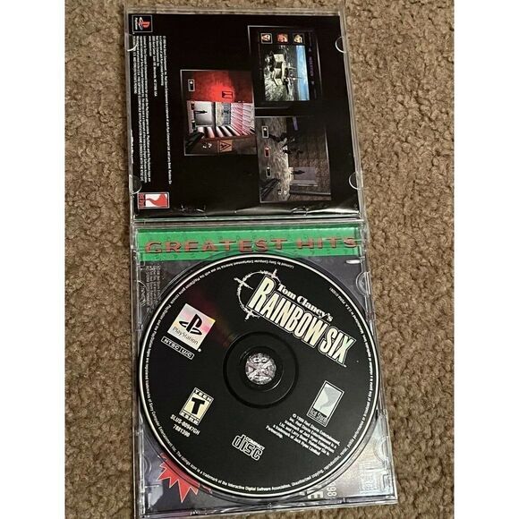 Tom Clancy's Rainbow Six (Sony PS1, 1999) Complete Black Label Playstation 1 - Picture 7 of 10